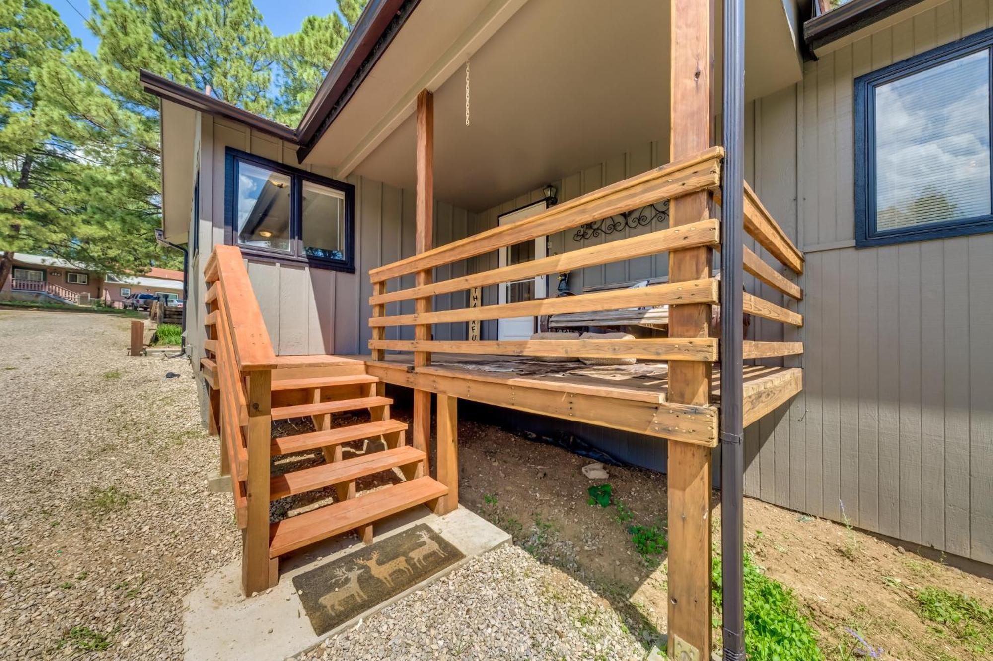 Ruidoso Home With Patio, Walk To Restaurants! Ngoại thất bức ảnh